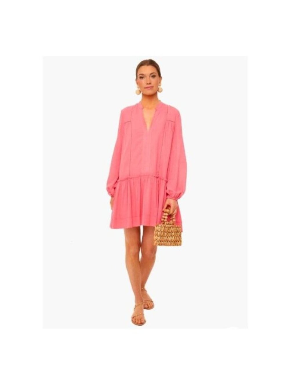 Tuckernuck Pomander Place Ophelia Coverup Dress in Pink Size XX-Large